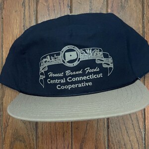 Vintage Trucker Hat Snapback Baseball Cap Honest Brand Feeds Central Connecticut Coop