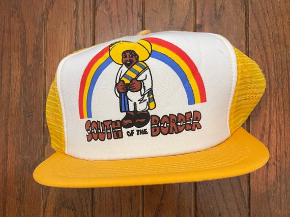 Border Mesh Trucker Hat Snapback - Etsy 