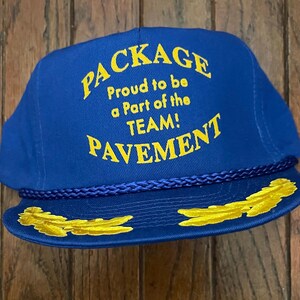 Vintage Trucker Hat Snapback Baseball Cap Package Pavement