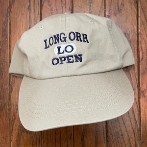 Vintage 90s Long Orr Open LO Strapback Hat Baseball Cap