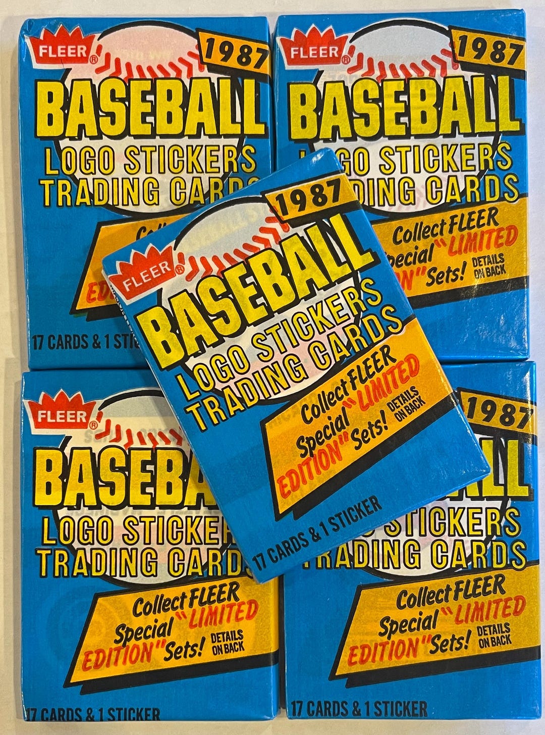 fleer limited edition 1987 baseball cards Baseball's Game Winners Don Mattingly Card NY Yankees #1314 15 cards per pack This set consists of 660 standard 1987 Fleer Baseball Unopened Wax
