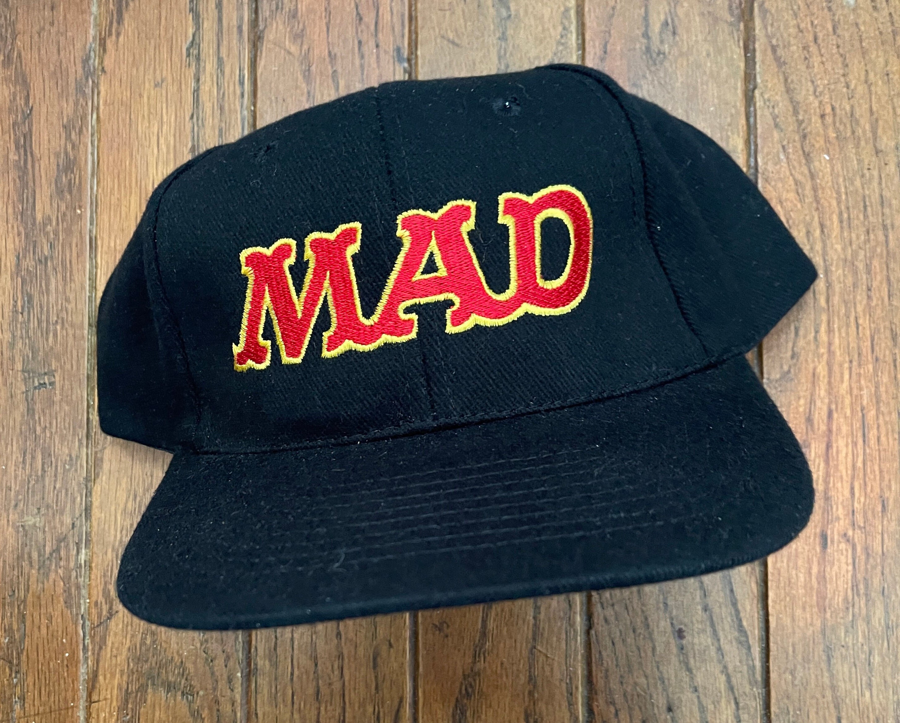 90s 極美品 ビンテージ MAD MAGAZINE キャップ マッドマガジン-