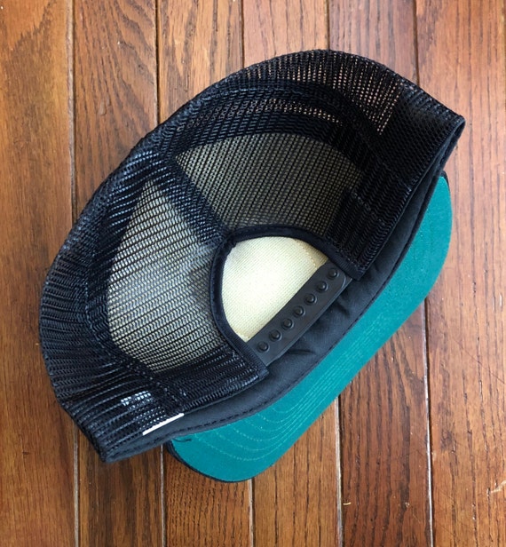 Vintage 80s 90s Security Officer Mesh Trucker Hat Sna… Gem