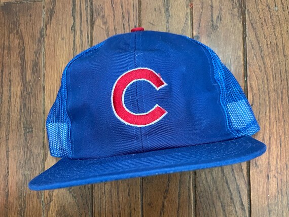 Vintage 80s 90s Chicago Cubs MLB Mesh 