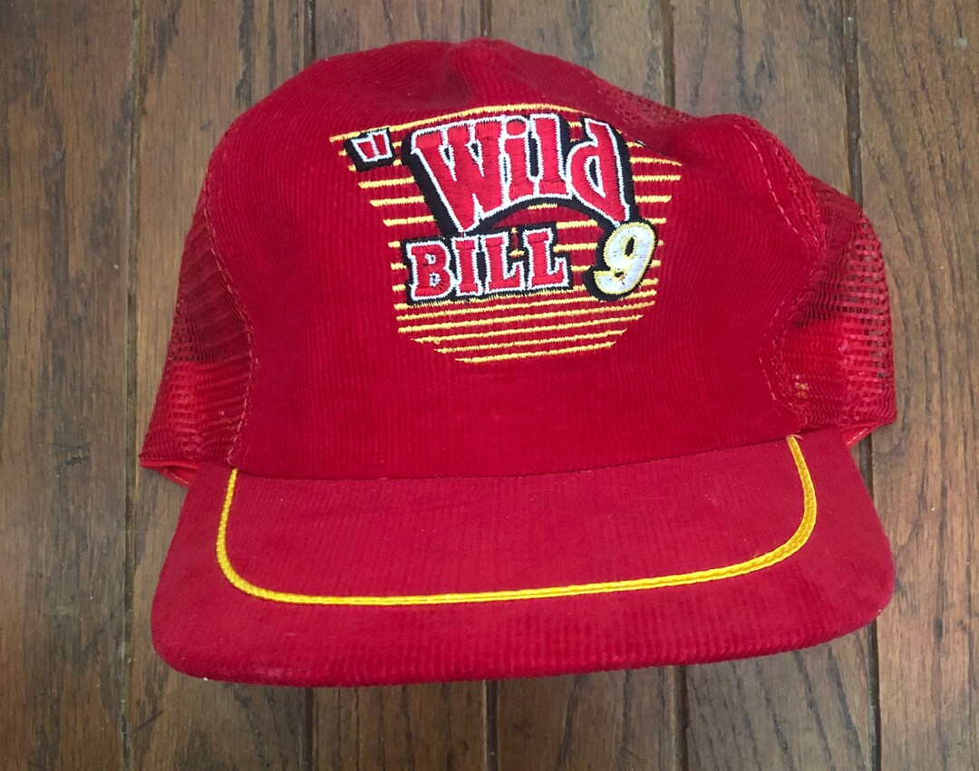 Vintage Corduroy Wild Bill Racing Trucker Hat Snapback Hat Etsy