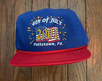 Vintage 2001 Pottstown PA 4. Juli Trucker Hat