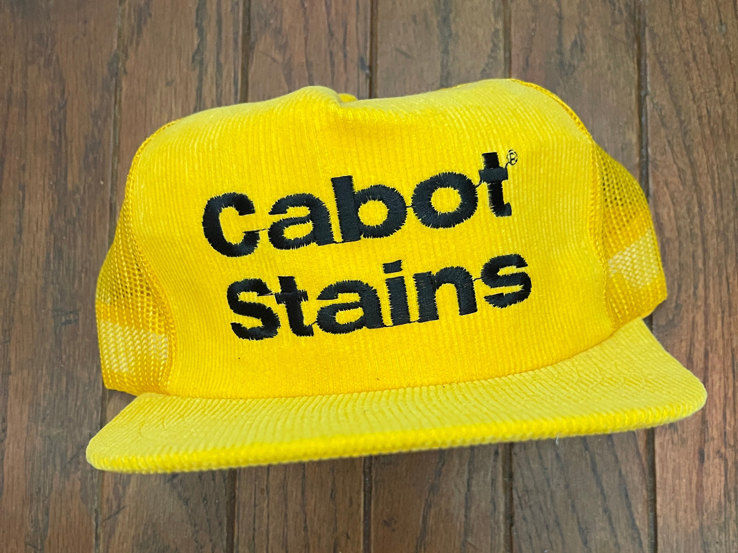 Vintage 80s 90s Corduroy Cabot Stains Mesh Trucker Hat Snapback Hat  Baseball Cap - Etsy