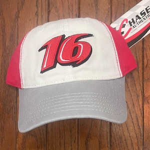 Vintage Nascar Racing #16 Roush Racing Strapback Hat Baseball Cap
