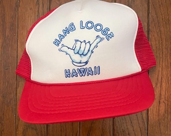 Vintage Hawaii hängen lose Ferien-Touristen-Reisen Mesh Trucker Hat Snapback Baseball Cap