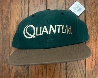 Czapka wędkarska Vintage Quantum - kapelusz Deadstock Strapback z lat 90.