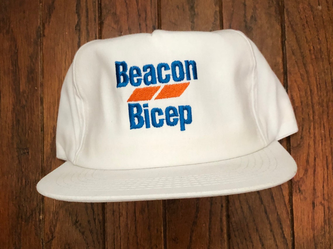 Vintage Beacon Bicep Snapback Hat Baseball Cap Made In USA | Etsy