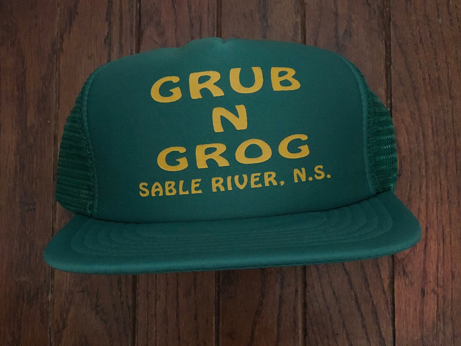 Vintage Grub N Grog Mesh Trucker Hat Snapback Hat Baseball Cap Etsy