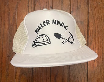 Casquette trucker vintage snapback Bixler Mining