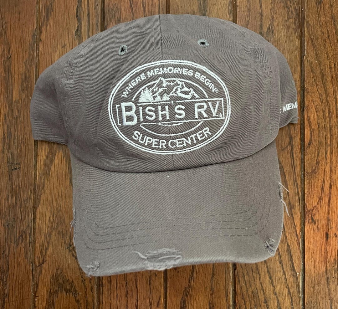 Vintage 90s Minimal Unstructured Bush's RV Strapback Hat Baseball Cap ...