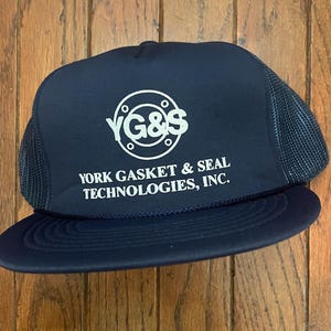 Vintage Trucker Hat Snapback Baseball Cap York Gasket Seal Technologies