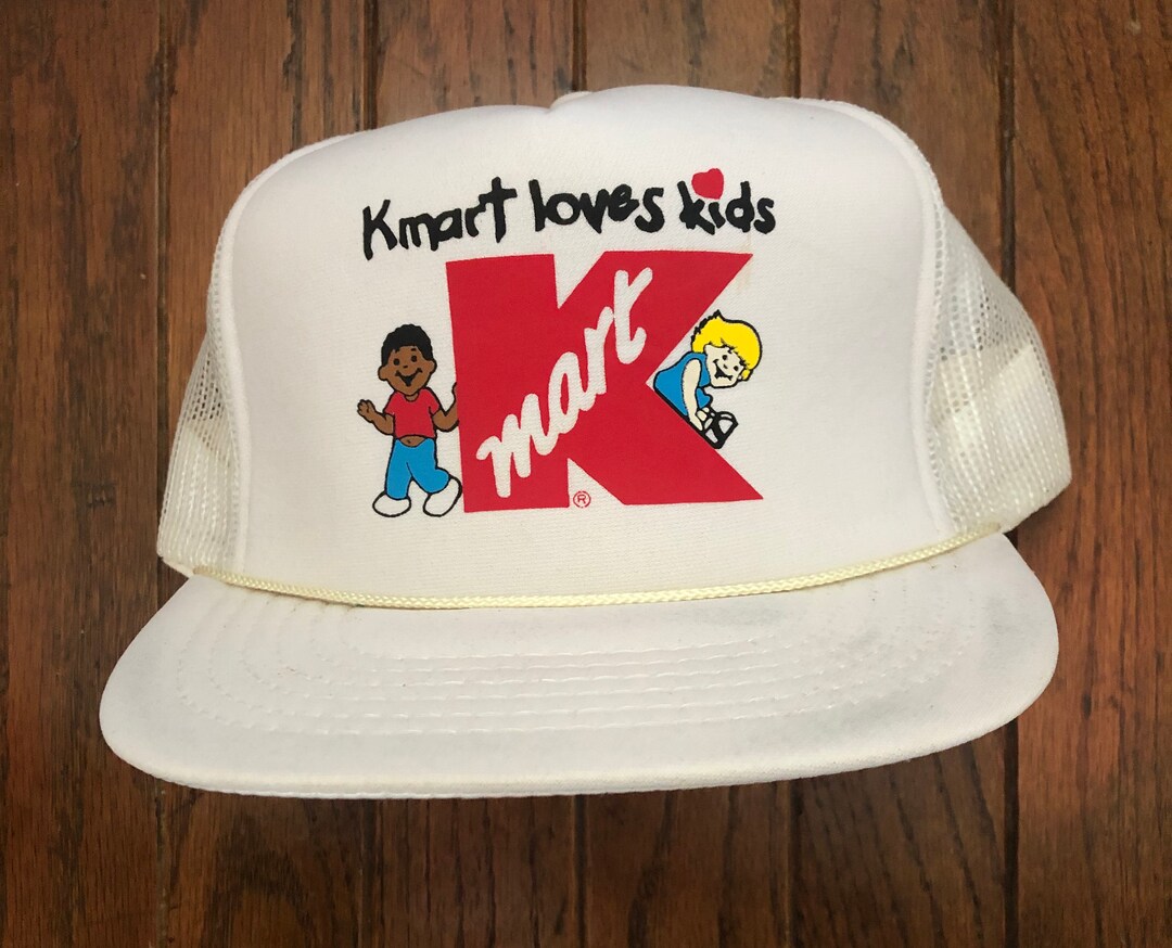 Vintage Kmart Loves Kids Mesh Trucker Hat Snapback Hat Etsy