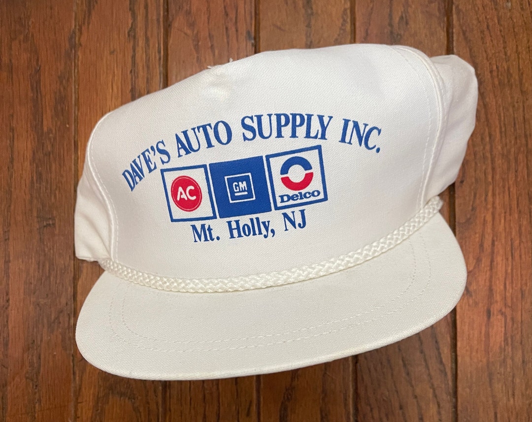 Vintage Trucker Hat Snapback Baseball Cap Dave's Auto Supply Mt Holly