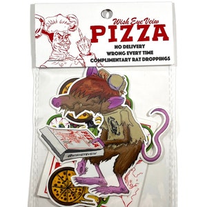 Pizza Rat Sticker Pack!