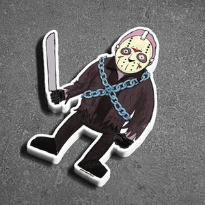 Friday the 13th | Jason Vorhees Matte Vinyl Sticker.