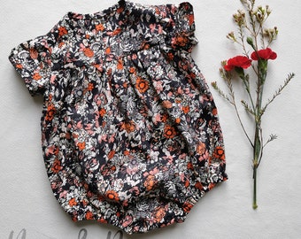 Sweet Busy Ditsy Floral Baby Romper. 12-18 months