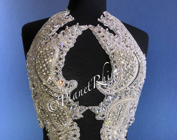 Wendy Crystal Beaded Bodice