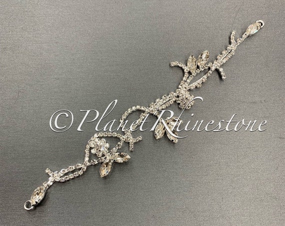 Silver Crystal Applique #AS-26