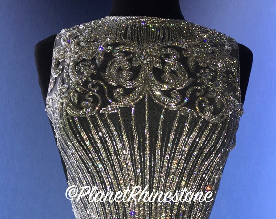 Layla Rhinestone Beaded Bodice #F226