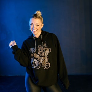 Money Heist | Bling Hoodie | Holiday Gifts | Unisex Hoodie | Rhinestone Hoodie String | Christmas Gift