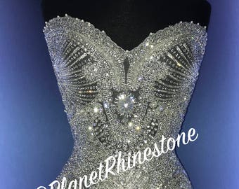 rhinestone bodice