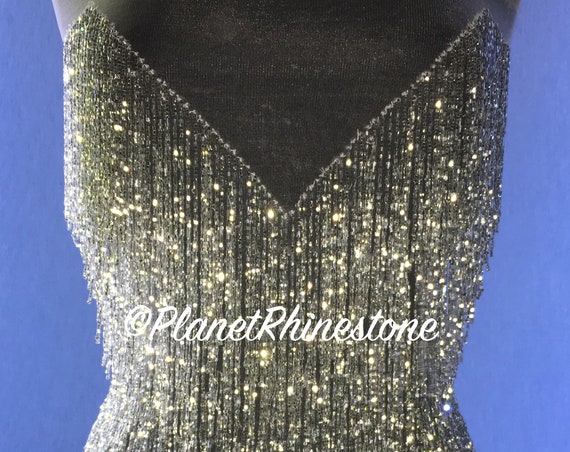 Stella Beaded Fringe Bodice #F026