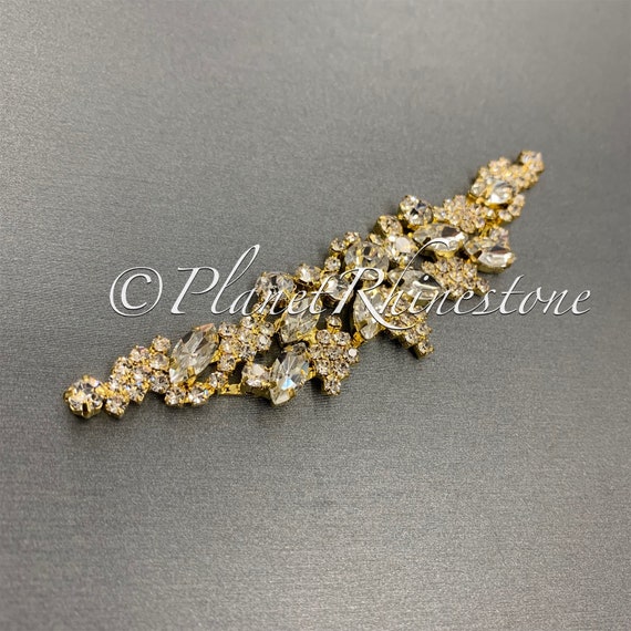 Gold Crystal Applique #AS-25