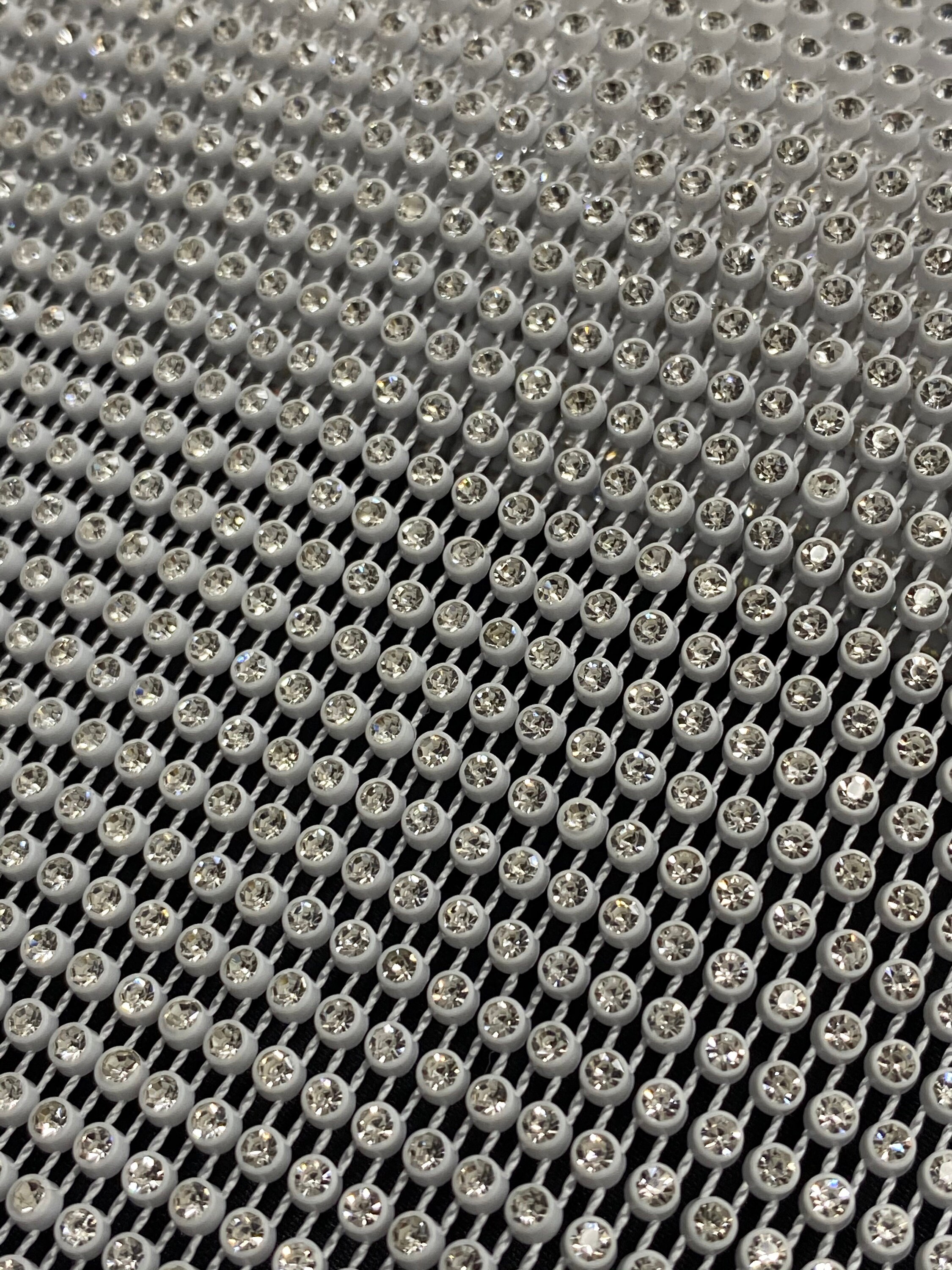 stretchy rhinestone fabric/diy rhinestone panel/ rhinestone sheet