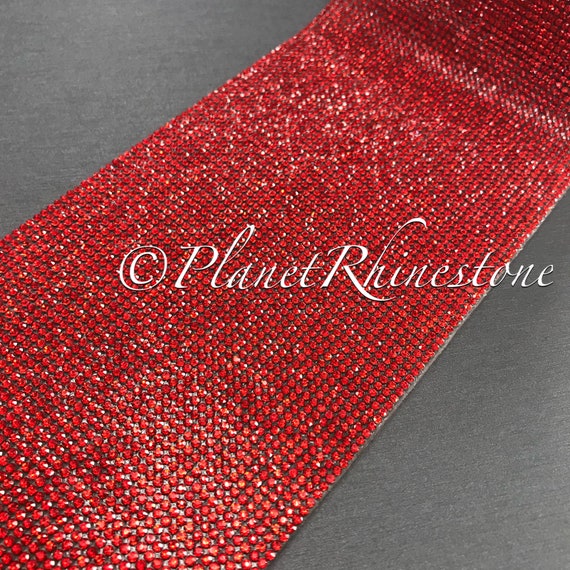 Red Iron-On Crystal Sheet #S004