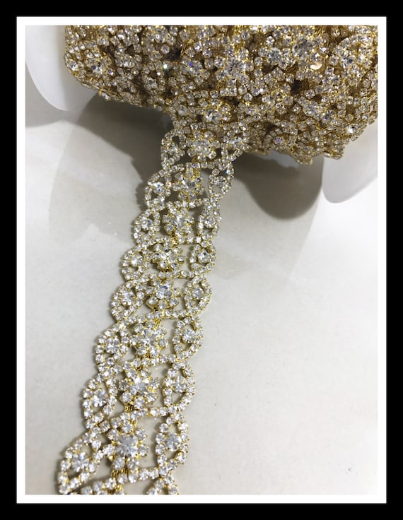 5 Yards, Wholesale Rhinestone Trim #0102