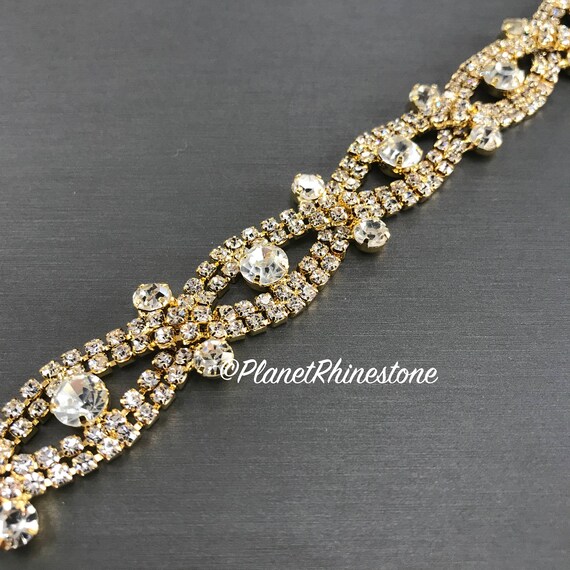 Gold Crystal Trim #T-B