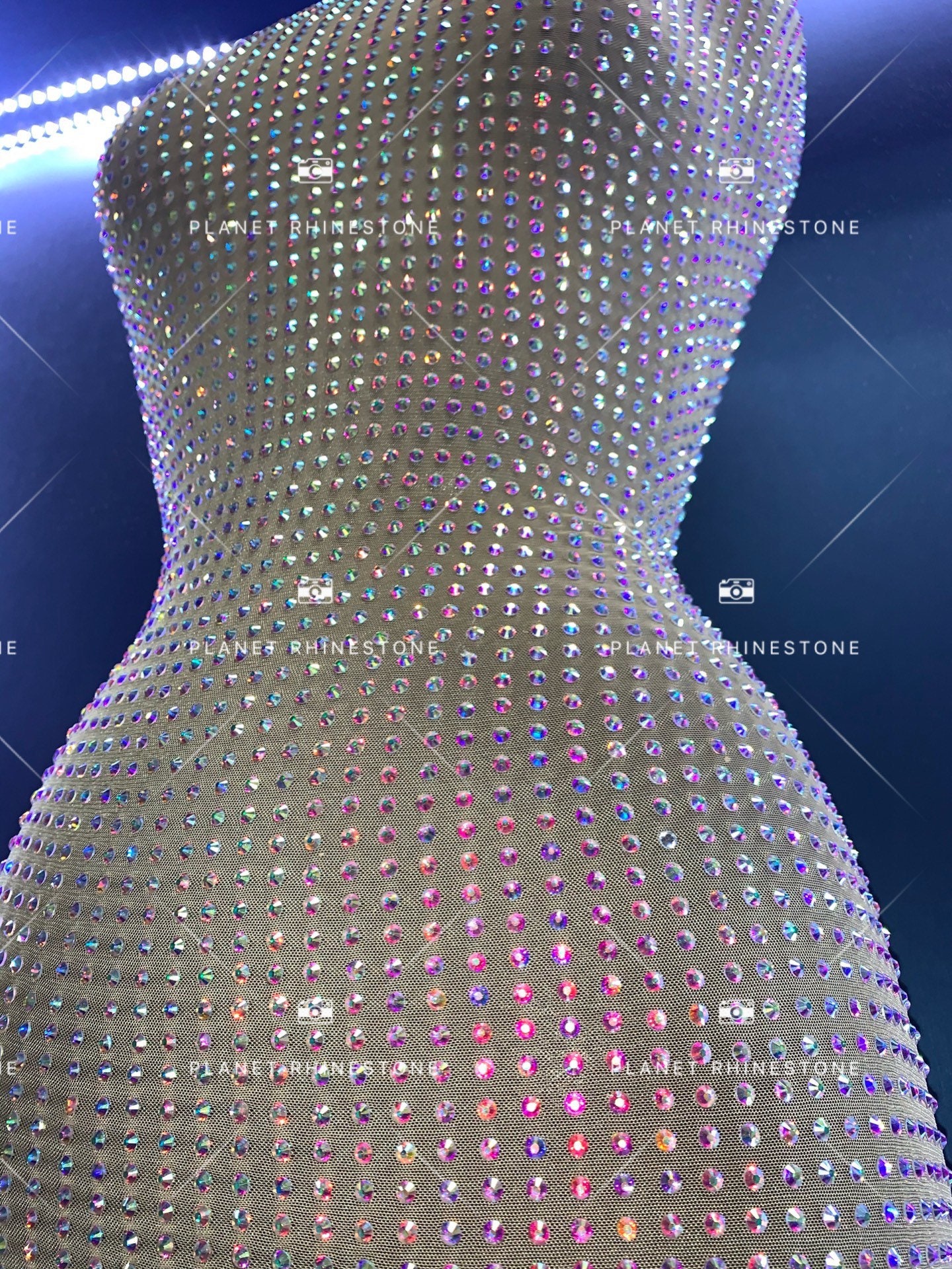 Stretchy Crystal Fabric