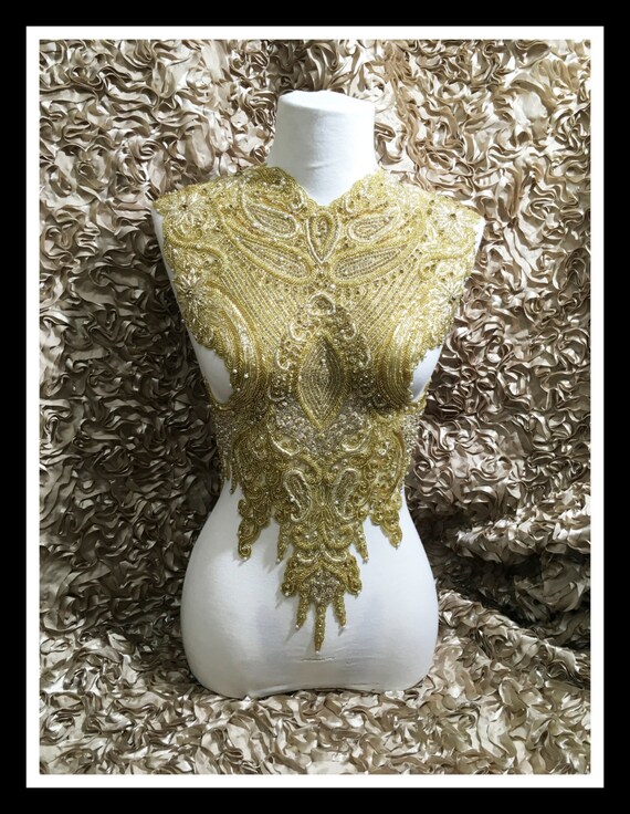 Dana Gold Rhinestone Applique #0527