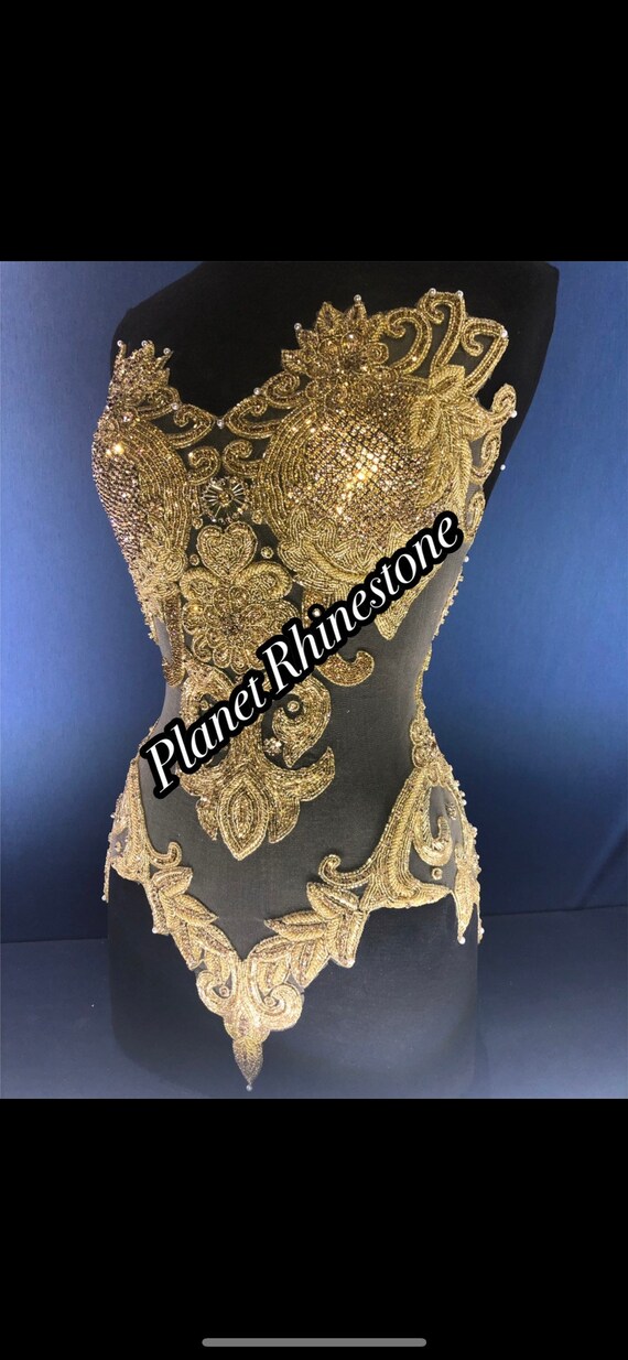 CLUDIA GOLD BODDICE