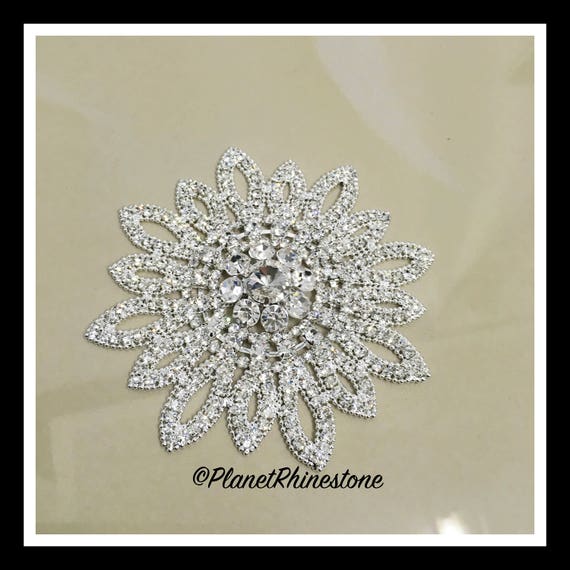 Rhinestone Sunflower #AF-7