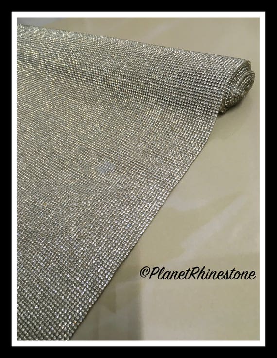 Iron-On Rhinestone Sheet Panel - Glass Crystal Rhinestone Sheets #S004