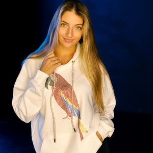 Tootie Hoodie | Bling Hoodie | Holiday Gifts | Unisex Hoodie | Rhinestone Hoodie String | Christmas Gift