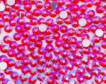 Hyacinth AB Glass Rhinestones | Flat Back Rhinestones | Glass Crystals | Non Hotfix |  SS6 SS10 SS12 SS16 SS20 SS30