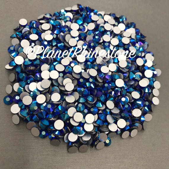 Sapphire AB / 10 Gross / SS20 / Flat back / Egyptian Crystals