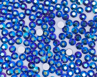 Montana AB Glass Flatback Rhinestones 1440Pcs SS6 SS10 SS12 SS16 SS20 SS30