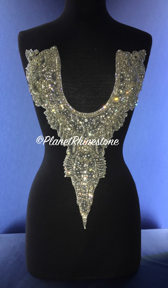 Tara Crystal Beaded Bodice #F222