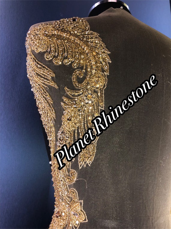 Gold full body applique