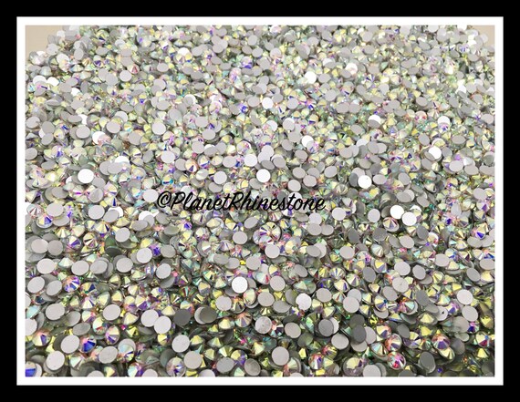 SS30 - AB - 50GR (7,200 PCS) Loose Glass Egyptian Rhinestones #L003 WHOLESALE