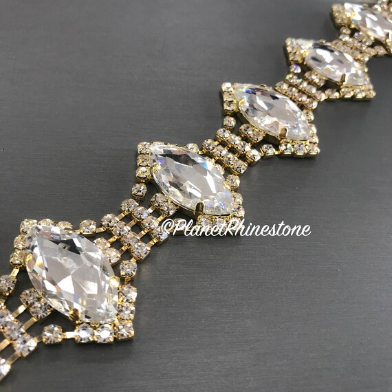 Gold Crystal Trim #T-C