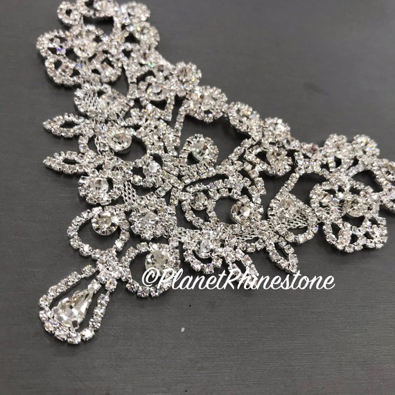 Silver Rhinestone Applique #AS-03