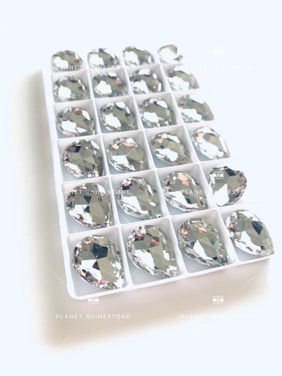 Tear Drop 15*20 GLass Stone (120PC/BOx)